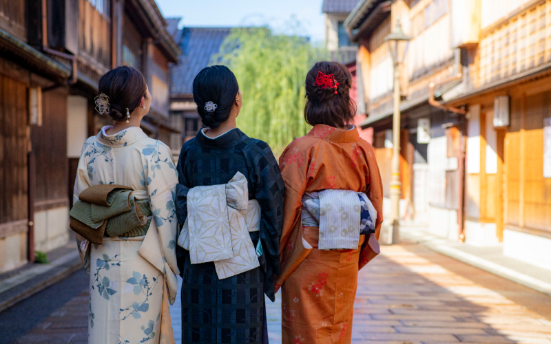 浴衣の季節 ～水引髪飾り～ | 金沢の水引｜自遊花人 じゆうかじん 石川